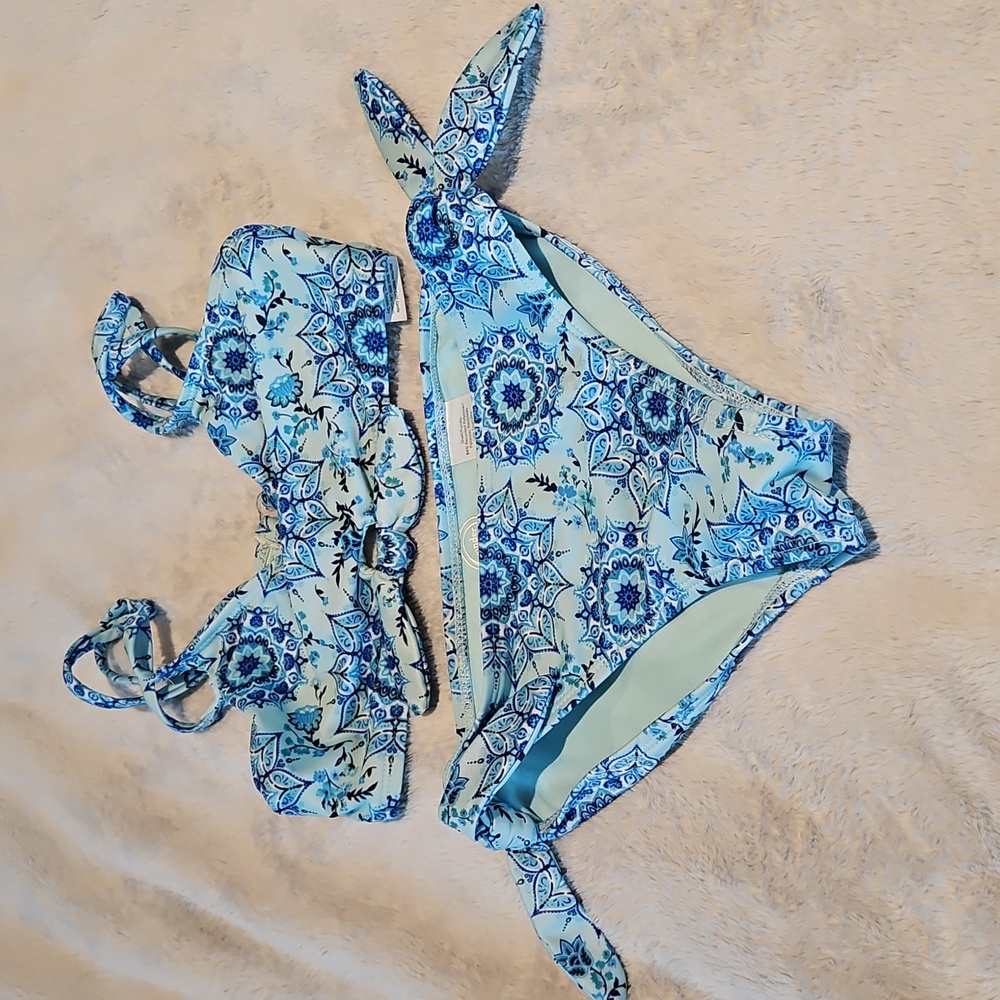 Girls 2pc bathing suit size 7/8